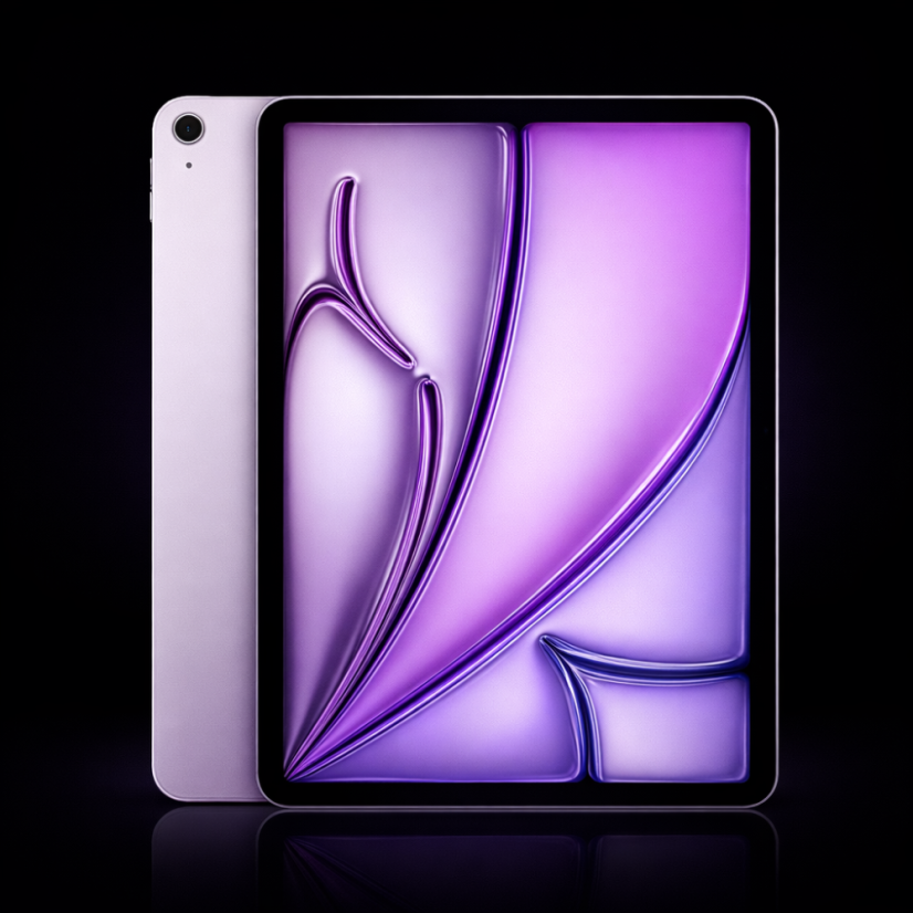 Apple iPad Air 13 M2 2024 - Celkový stav: Stav A, Barva: Purple, Úložiště / Disk: 512GB, Připojení: Wi-Fi