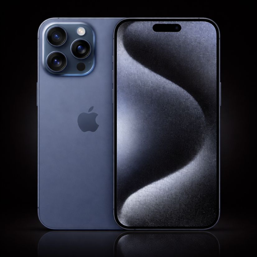 iPhone 15 Pro - Celkový stav: Stav B, Barva: Blue Titanium, Úložiště / Disk: 512GB