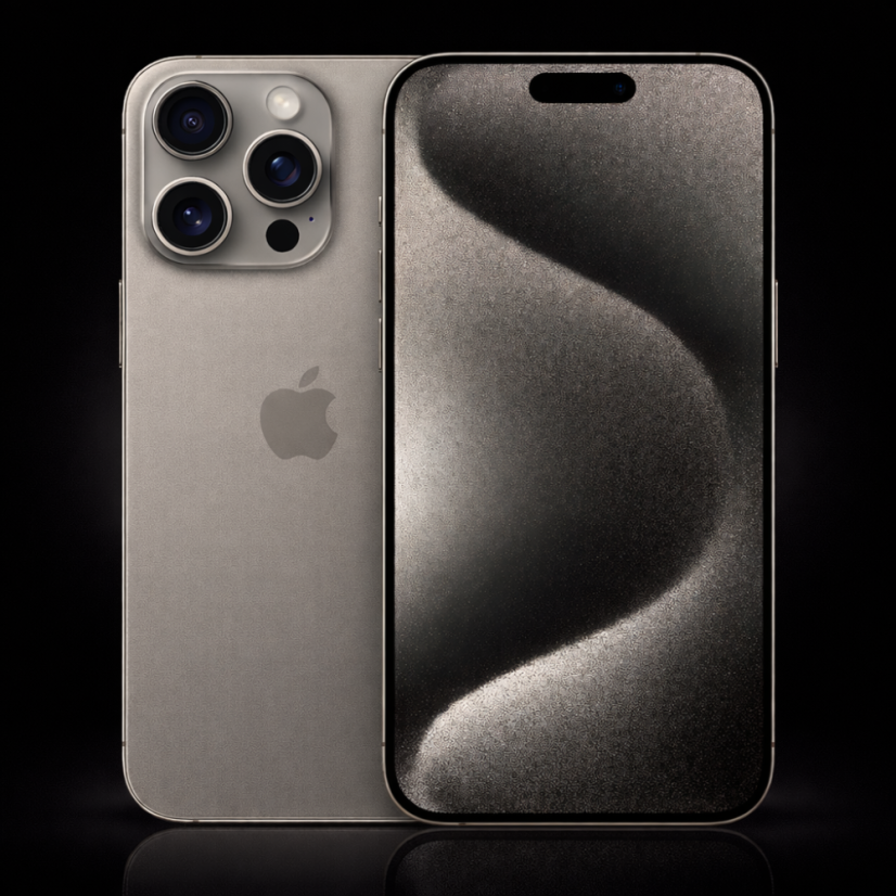 iPhone 15 Pro Max - Celkový stav: Stav C, Barva: Natural Titanium, Úložiště / Disk: 256GB